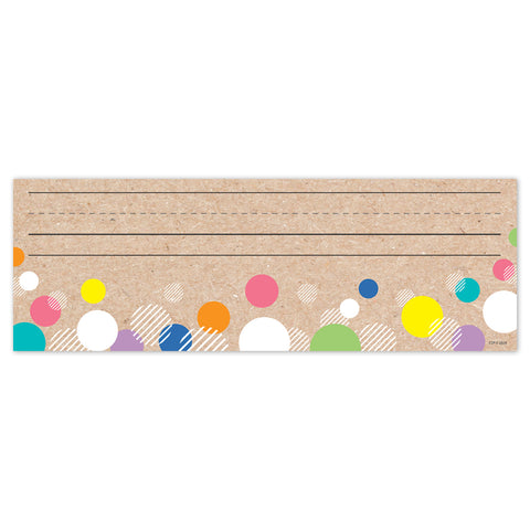 CTP Krafty Pop! Colorful Kraft Bubbles Name Plates (CTP 10941)