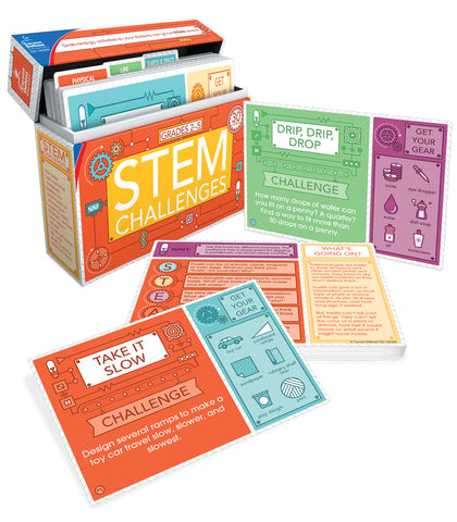 Carson Dellosa STEM Challenges Learning Cards Grade 2-5 (CD 140350)