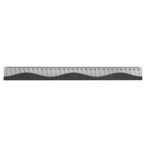 Westcott 12 Stainless Steel Ruler With Non Slip Back, Assorted Colors  (14150)