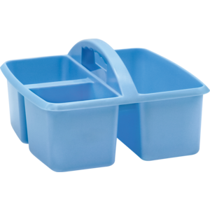 Teacher Created Resources TCR20446 Plastic Storage Caddy Light Blue