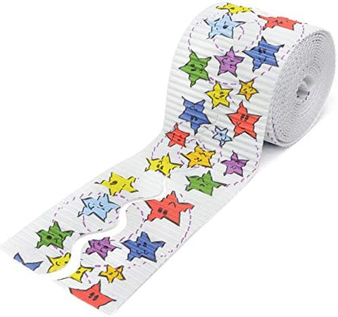 Pacon Decorative Bordette Border, Stars, 2 1/4" x 25' (P0037900)