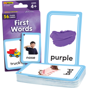 Teacher Created First Words Flash Cards, 3⅛" x 5⅛", 56 Cards (EP 62069)