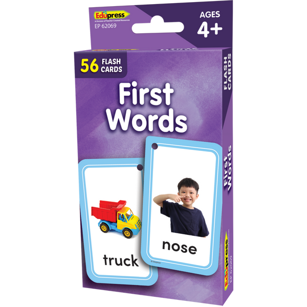 Teacher Created First Words Flash Cards, 3⅛" x 5⅛", 56 Cards (EP 62069)