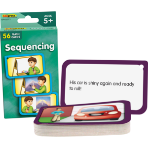 Teacher Created Sequencing Flash Cards, 3⅛" x 5⅛", 56 Pack (EP 62072)