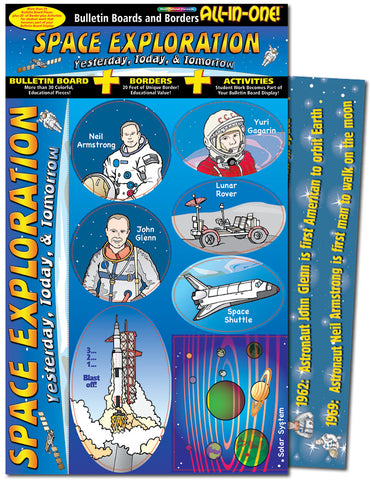 Space Exploration: Yesterday, Today, and Tomorrow! Bulletin Boards with Borders