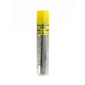 Pentel Thick Super Hi-Polymer Refill Lead, HB, 0.9mm, 15 pcs (509HB)