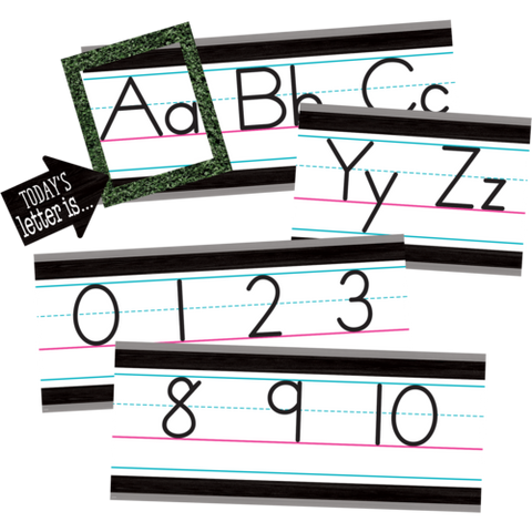 Teacher Created Resources Modern Farmhouse Alphabet Line Bulletin Board (TCR 8338)