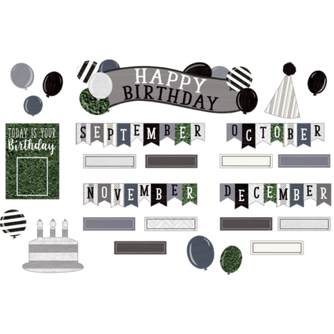 Teacher Created Resources Modern Farmhouse Happy Birthday Mini Bulletin Board (TCR8533)