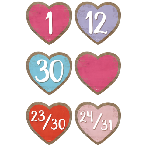 Teacher Created Resources Home Sweet Classroom Hearts Calendar Days (TCR8550)