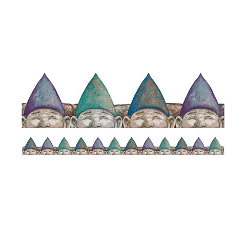 Eureka Curiosity Garden Peeking Gnomes Deco Trim® - Extra Wide (EU 846336)