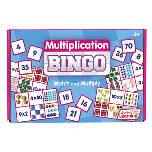 Junior Learning MULTIPLICATION Bingo Game Ages 7+ (JL 550)