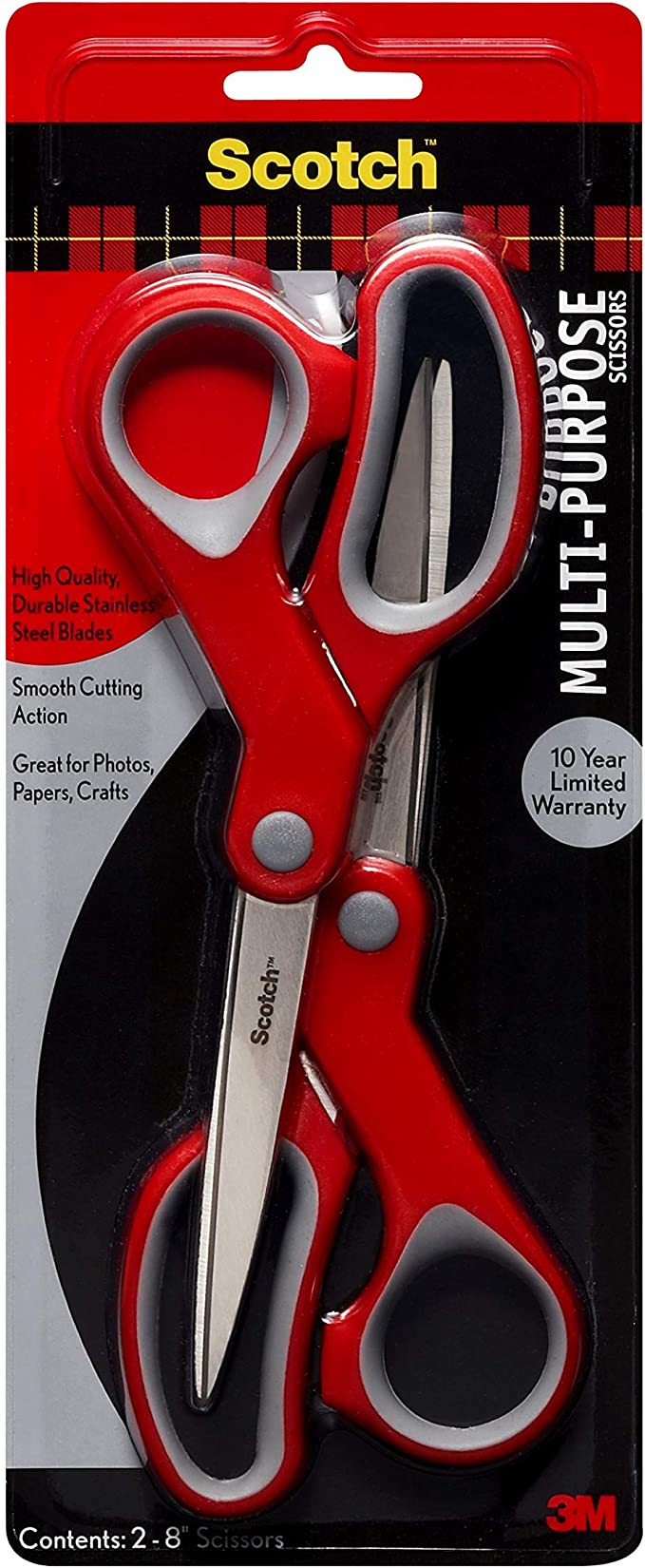 Household Scissors Stainless Multipurpose Top Quality 4 Pack